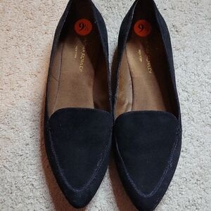 Cynthia Rowley Black Suede Women's Loafers
